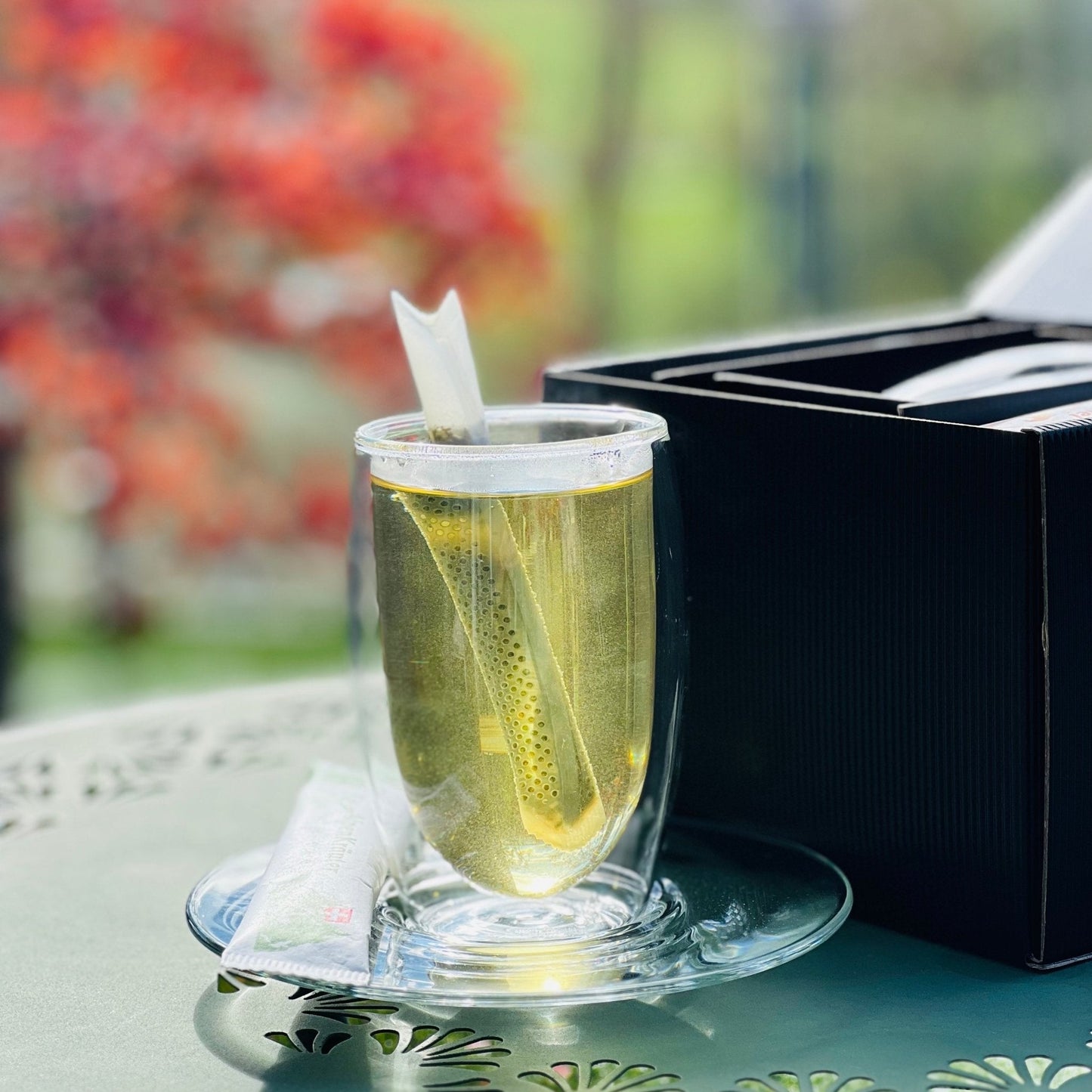 GeschenkBox TeeGlas | 2er Set mit Bio-TeeStick - #shop_name