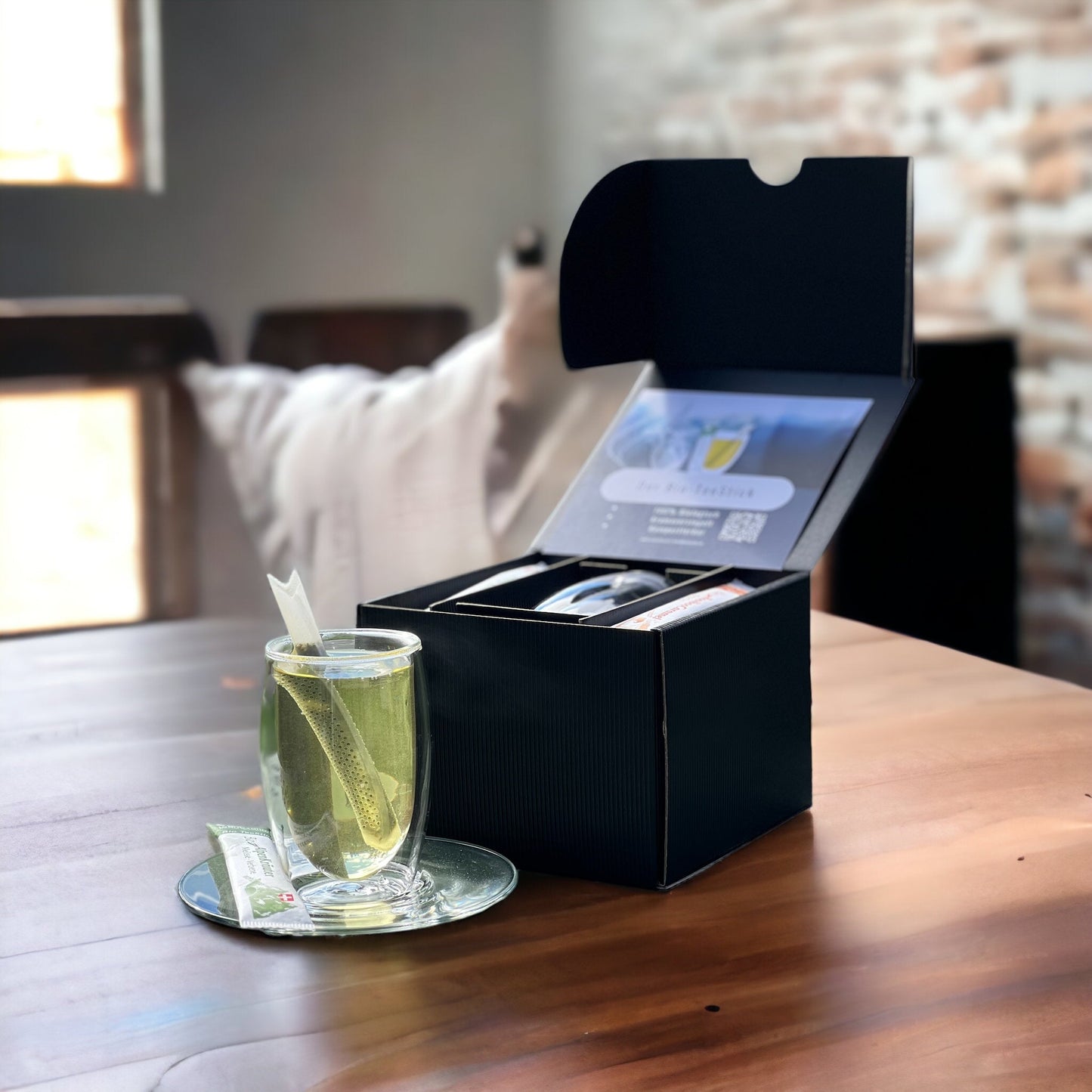 GeschenkBox TeeGlas | mit Bio-TeeStick - #shop_name