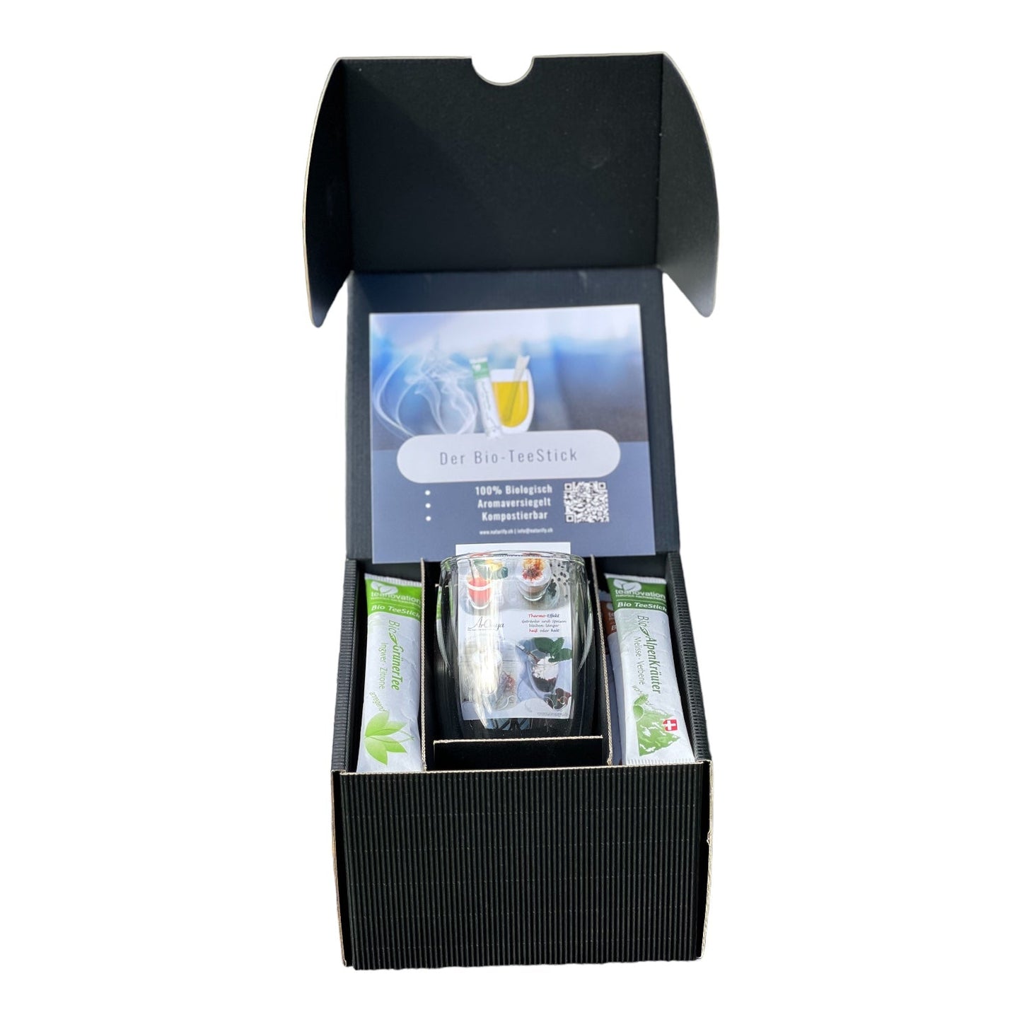 GeschenkBox TeeGlas | mit Bio-TeeStick - #shop_name