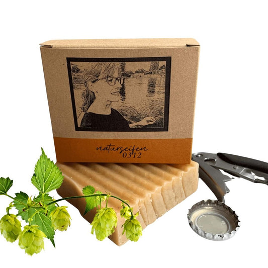 Haar-Seife Bier 110g | handgemacht | und Rosmarin - #shop_name