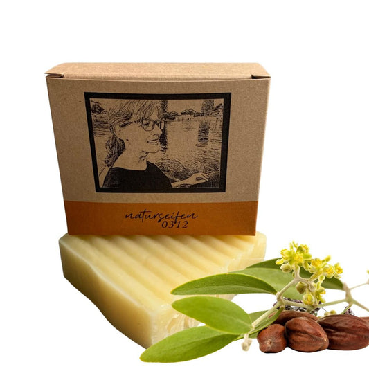 Haar-Seife Jojoba 110g | handgemacht | und Palmrosa - #shop_name