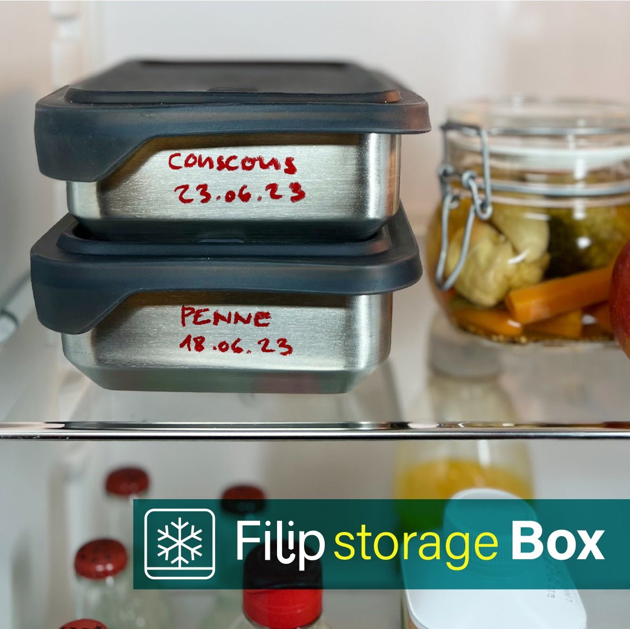 Lunchbox Edelstahl filip® | meal prep box im Set - #shop_name