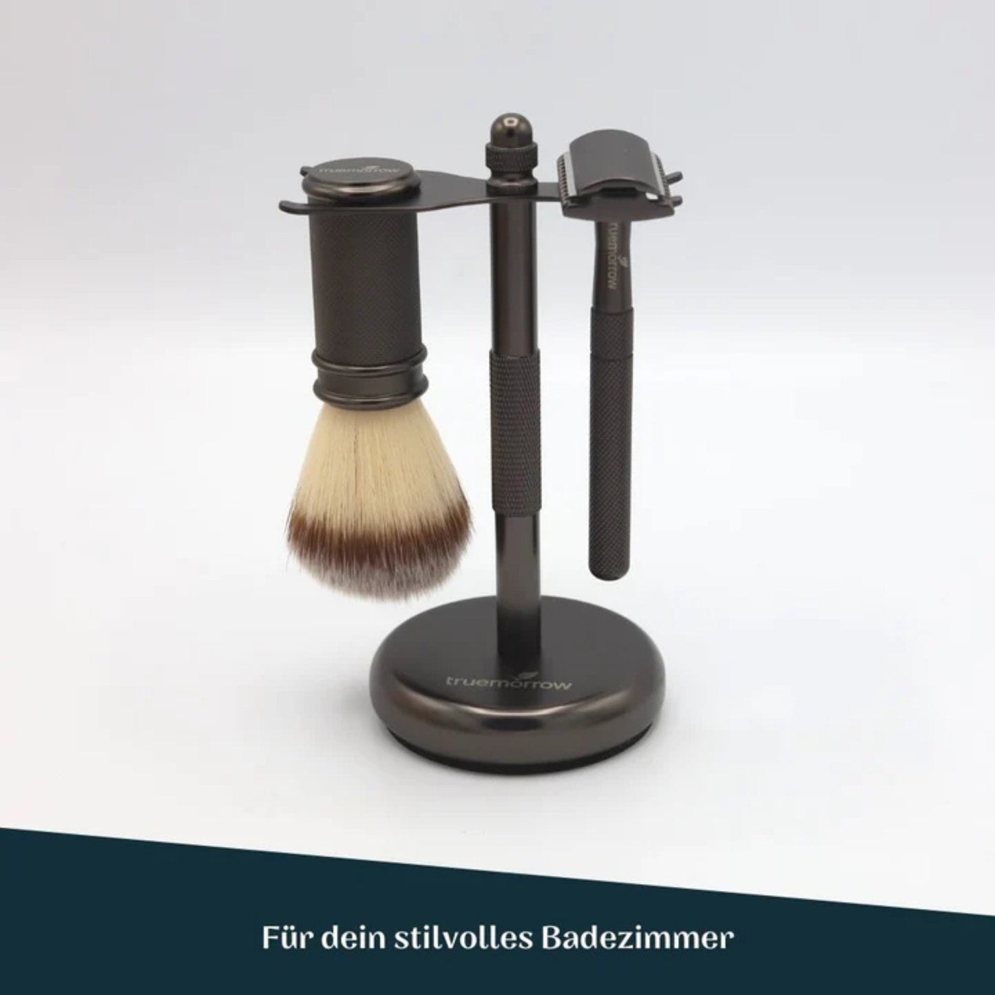 Rasier-Set aus Metall | inklusive 10 Ersatzklingen - #shop_name
