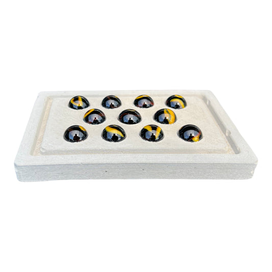 Seifenablage handgemacht Murmeln schwarz - #shop_name