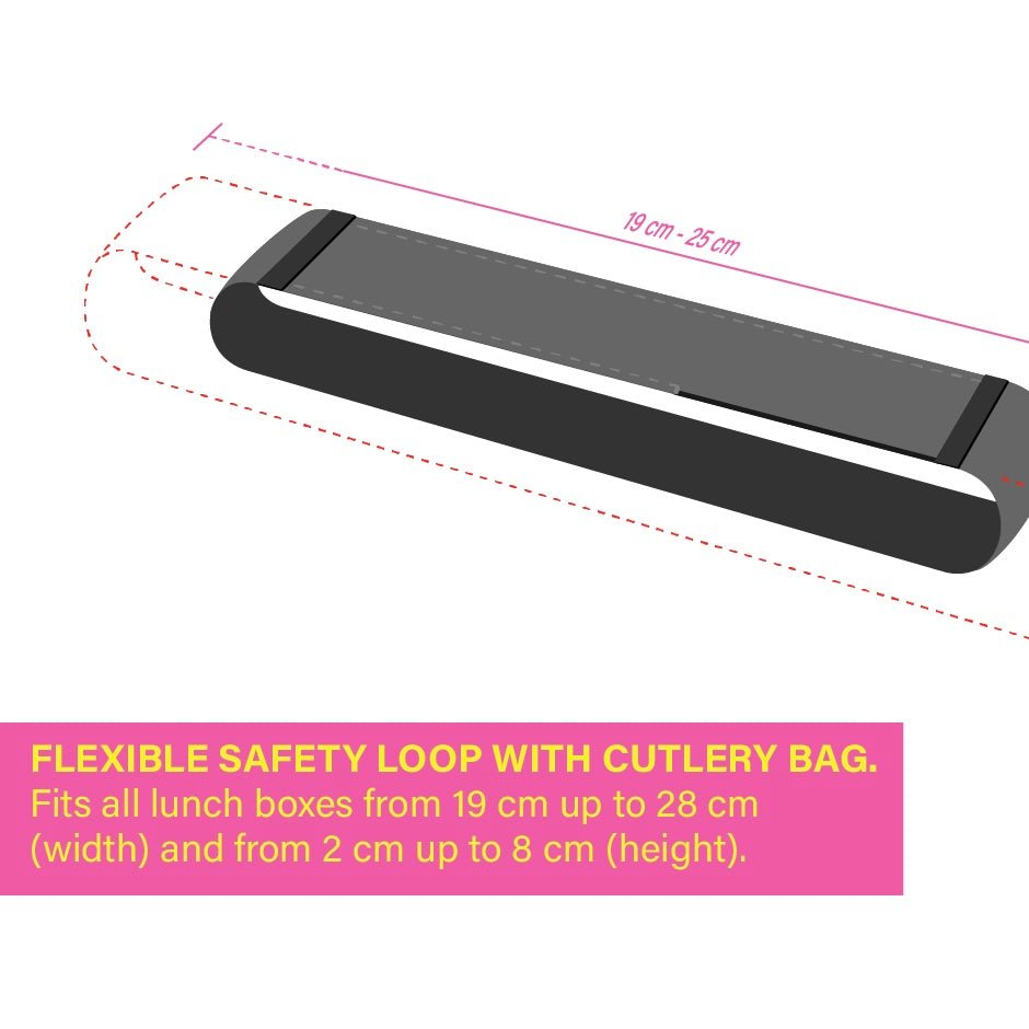 Sleeve filip® mit Besteckfach | Band für LunchBox und Brotdosen - #shop_name