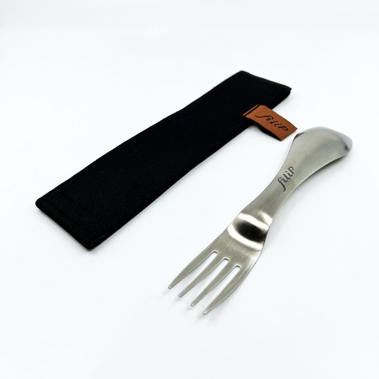Spork Edelstahl filip® | Gabel-Löffel mit Stechkante im Sleeve - #shop_name