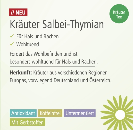 Tea-Stick | Bio Kräuter-Tee mit Salbei und Thymian - #shop_name