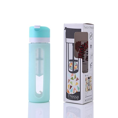 Trinkflasche Glas PressaBottle 0.7 Liter, zertifiziert in der Schweiz - #shop_name