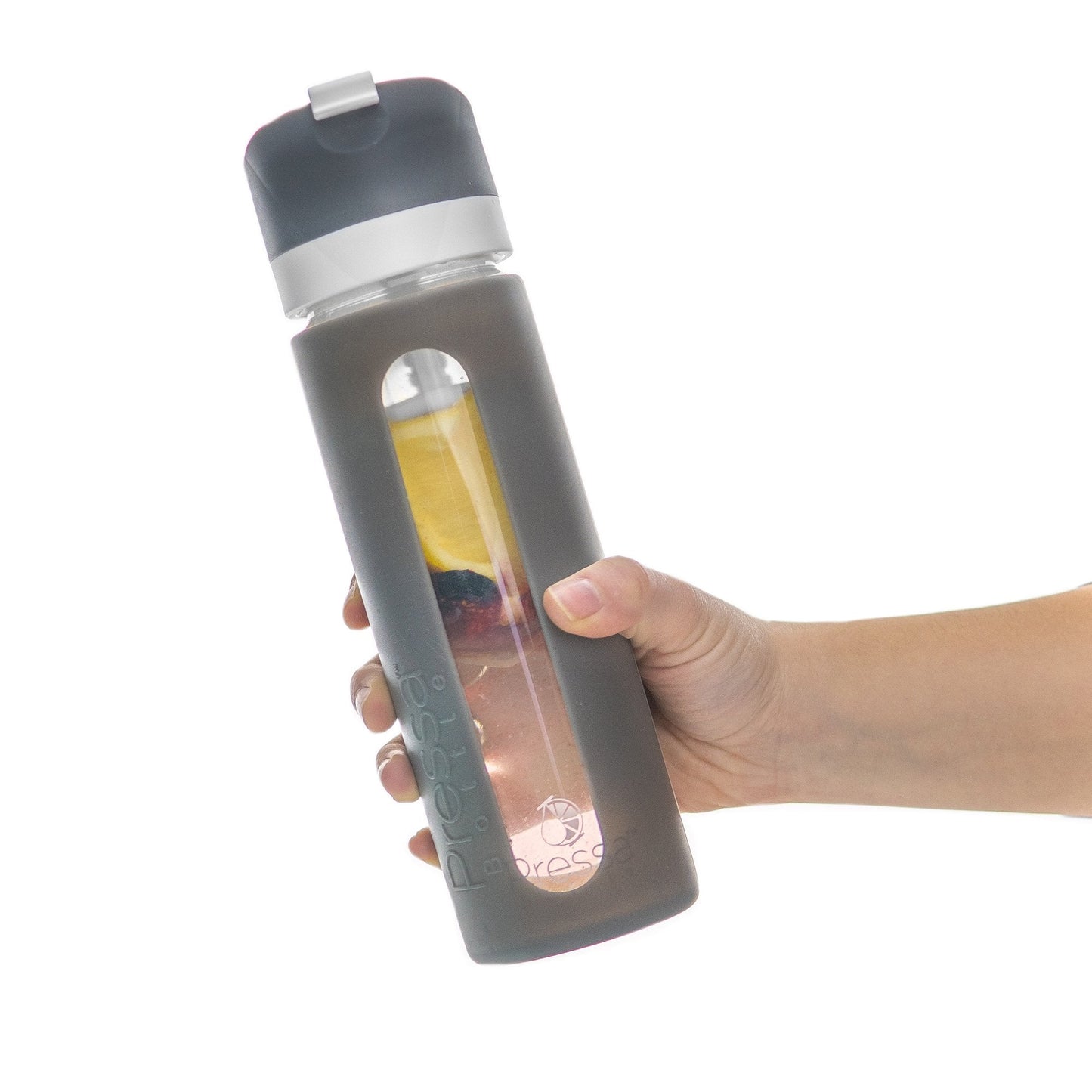 Trinkflasche Glas PressaBottle 0.7 Liter, zertifiziert in der Schweiz - #shop_name