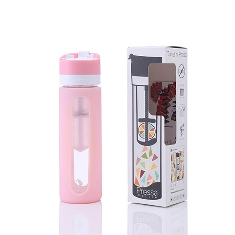 Trinkflasche Glas PressaBottle 0.7 Liter, zertifiziert in der Schweiz - #shop_name