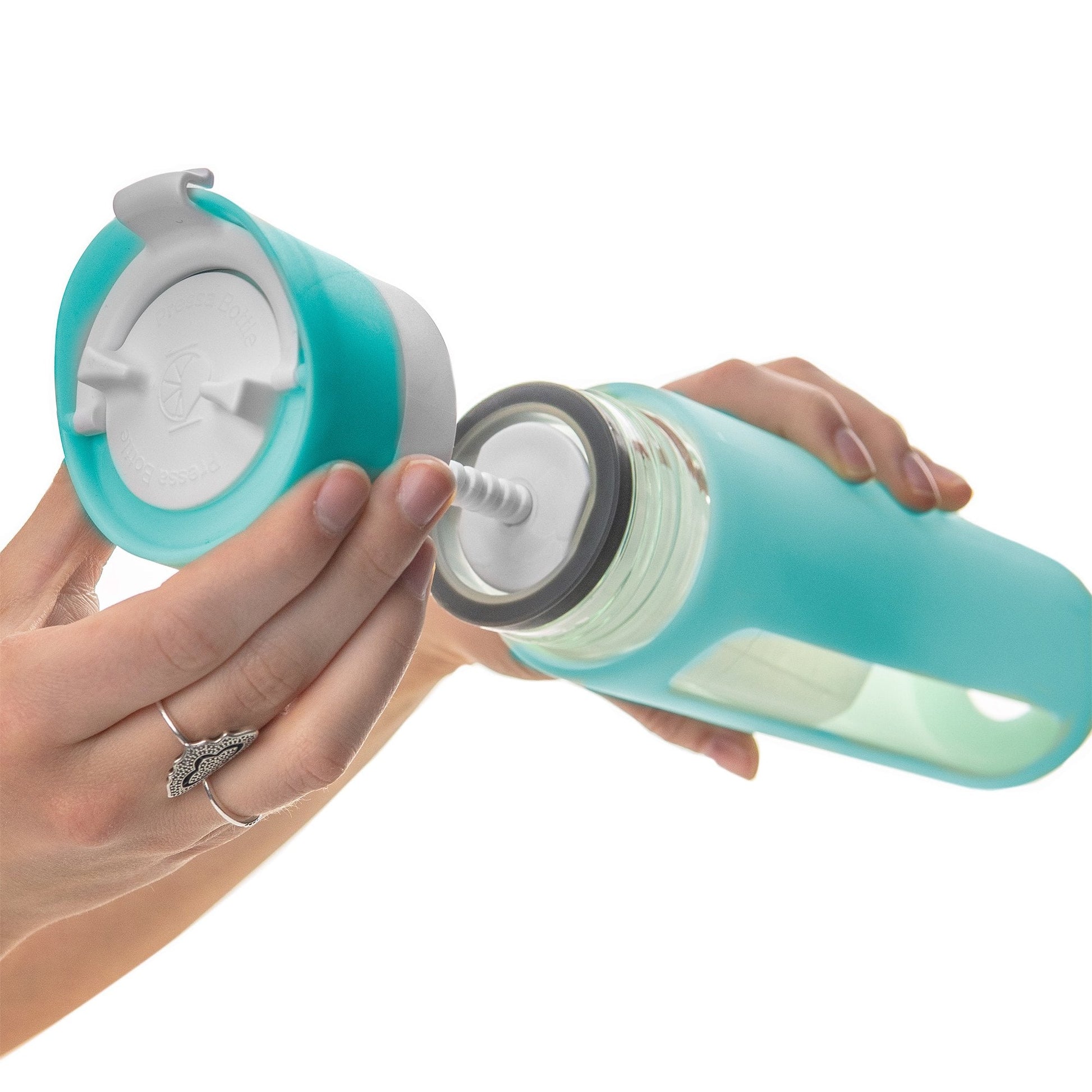 Trinkflasche Glas PressaBottle 0.7 Liter, zertifiziert in der Schweiz