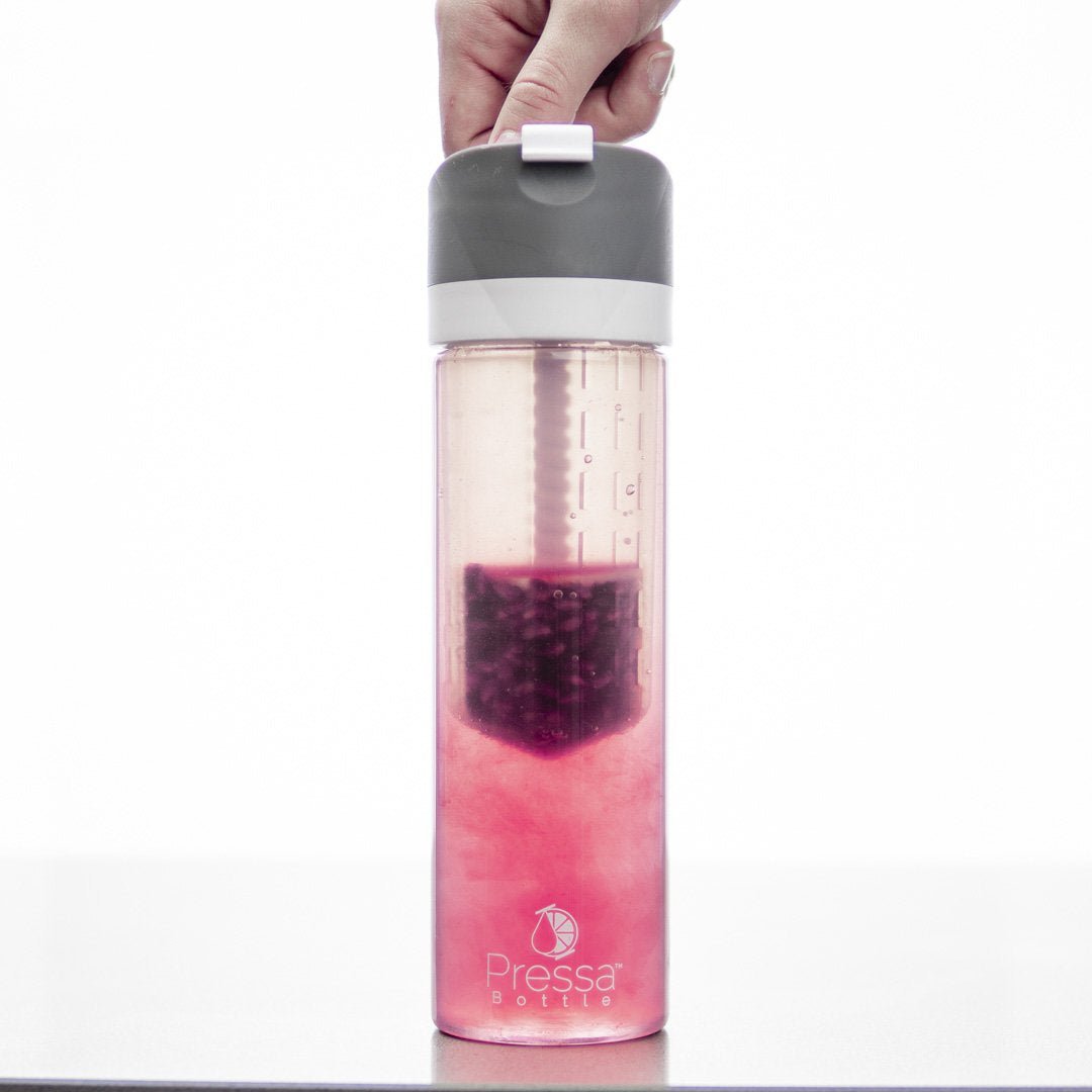 Trinkflasche PressaBottle 0.7 Liter Tritan zertifiziert in der Schweiz