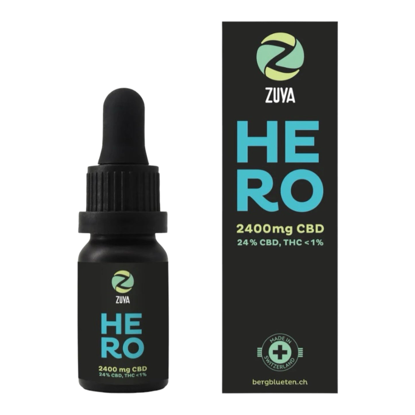 Vollspektrum Hanfextrakt 24% | Zuya Hero für Sportler - #shop_name