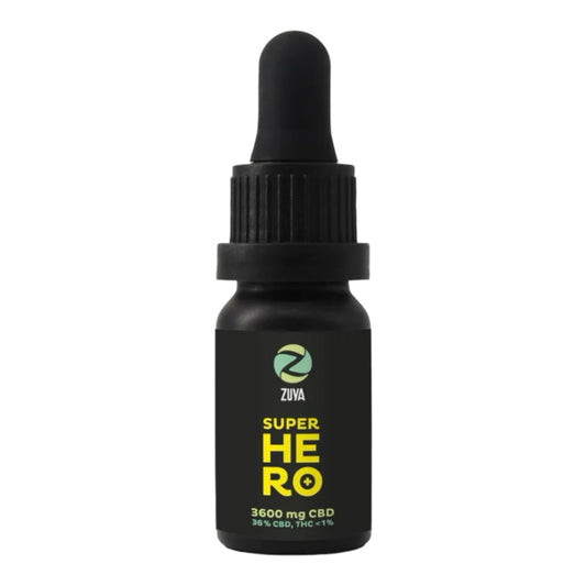 Vollspektrum Hanfextrakt 36% | Zuya Super Hero für Sportler - #shop_name
