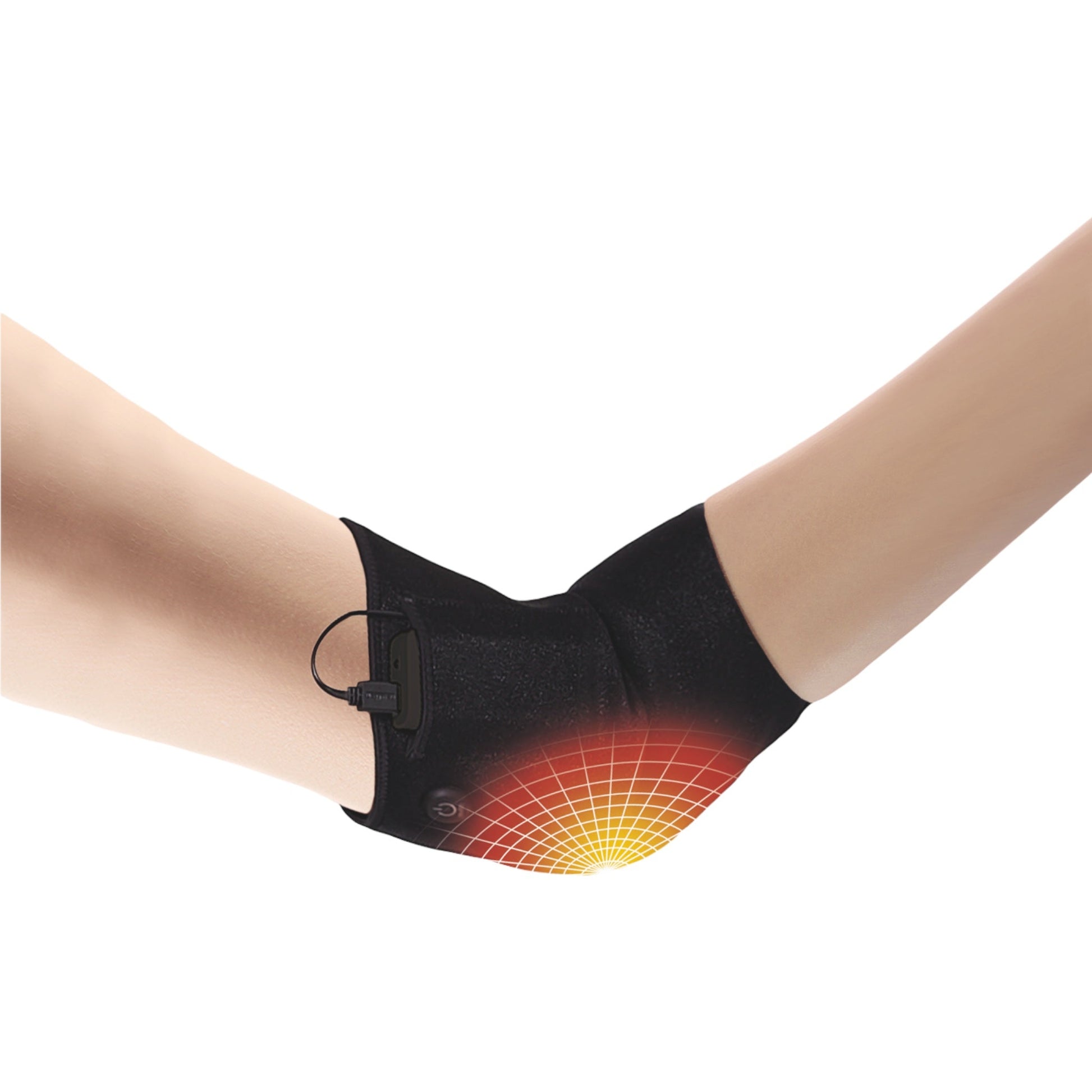 Wärmebandage Ellbogen | Wärmebehandlung - Die kabellose Wärmebandage mit Tiefenwirkung 
Die beheizte Wärmetextilie für den Ellbogen für wohlige Wärme und Linderung bei Verspannung.
Das feinmaschige Heizgitter mit neuster Technologie ist eingearbeitet in hochwertigen Vliesstoff und bietet angenehmen Tragkomfort.
Eine Powerbank ist im Lieferumfang enthalten und bietet eine flexible und unabhängige Anwendung überall und zu jeder Zeit.