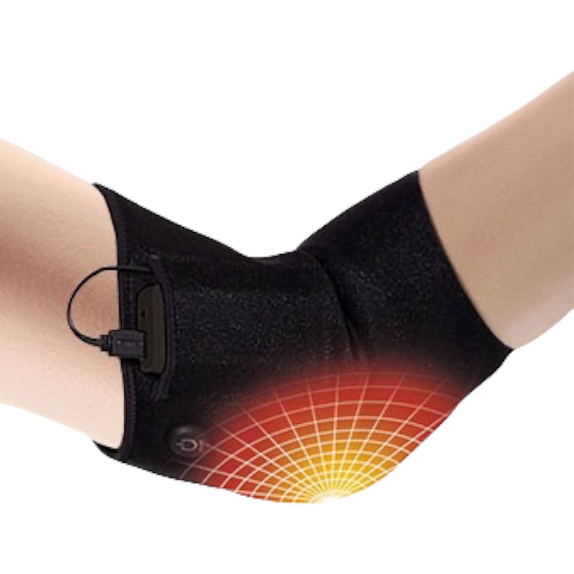 Wärmebandage Ellbogen | Wärmebehandlung - Die kabellose Wärmebandage mit Tiefenwirkung 
Die beheizte Wärmetextilie für den Ellbogen für wohlige Wärme und Linderung bei Verspannung.
Das feinmaschige Heizgitter mit neuster Technologie ist eingearbeitet in hochwertigen Vliesstoff und bietet angenehmen Tragkomfort.
Eine Powerbank ist im Lieferumfang enthalten und bietet eine flexible und unabhängige Anwendung überall und zu jeder Zeit.