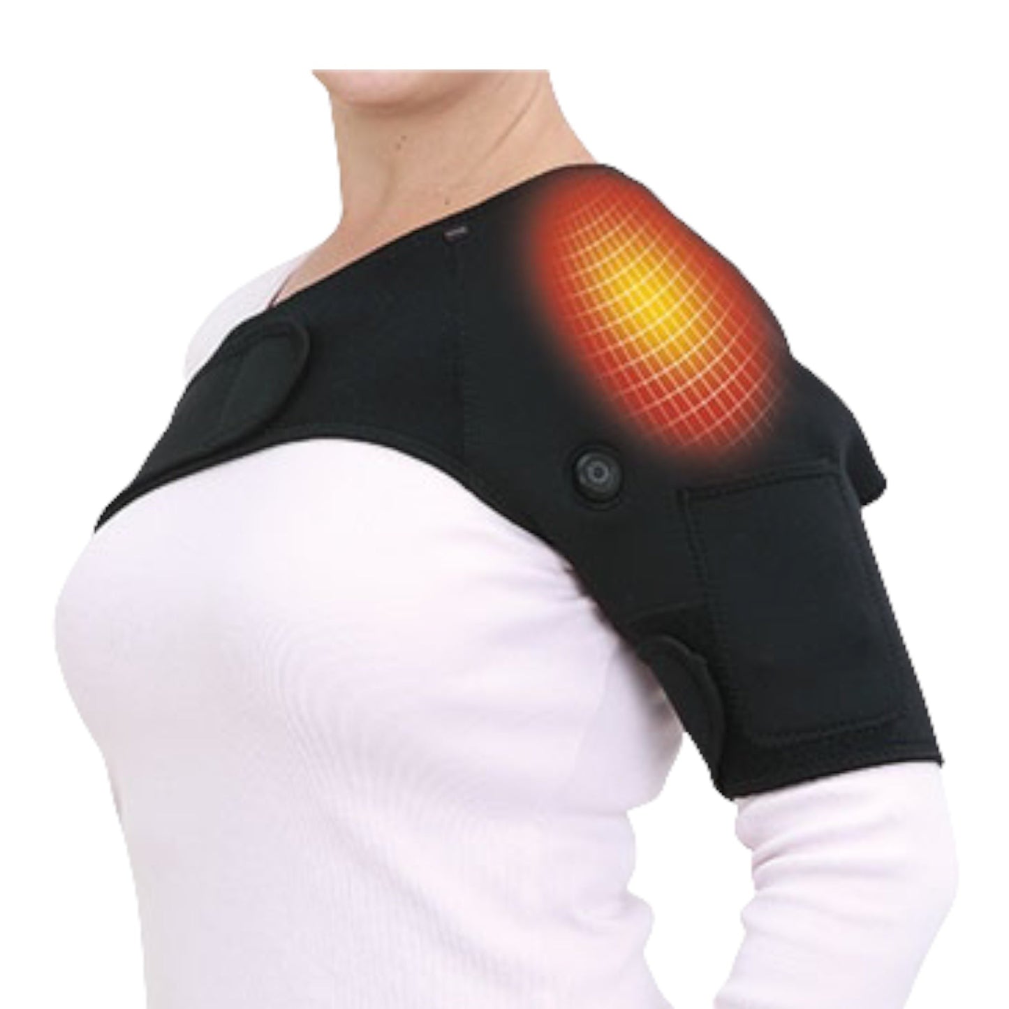Wärmebandage Schultern | Wärmebehandlung - Die kabellose Wärmebandage mit Tiefenwirkung
Die beheizte Wärmetextilie für die Schultern für wohlige Wärme und Linderung bei Verspannung.
Das feinmaschige Heizgitter mit neuster Technologie ist eingearbeitet in hochwertigen Vliesstoff und bietet angenehmen Tragkomfort.
Eine Powerbank ist im Lieferumfang enthalten und bietet eine flexible und unabhängige Anwendung überall und zu jeder Zeit.