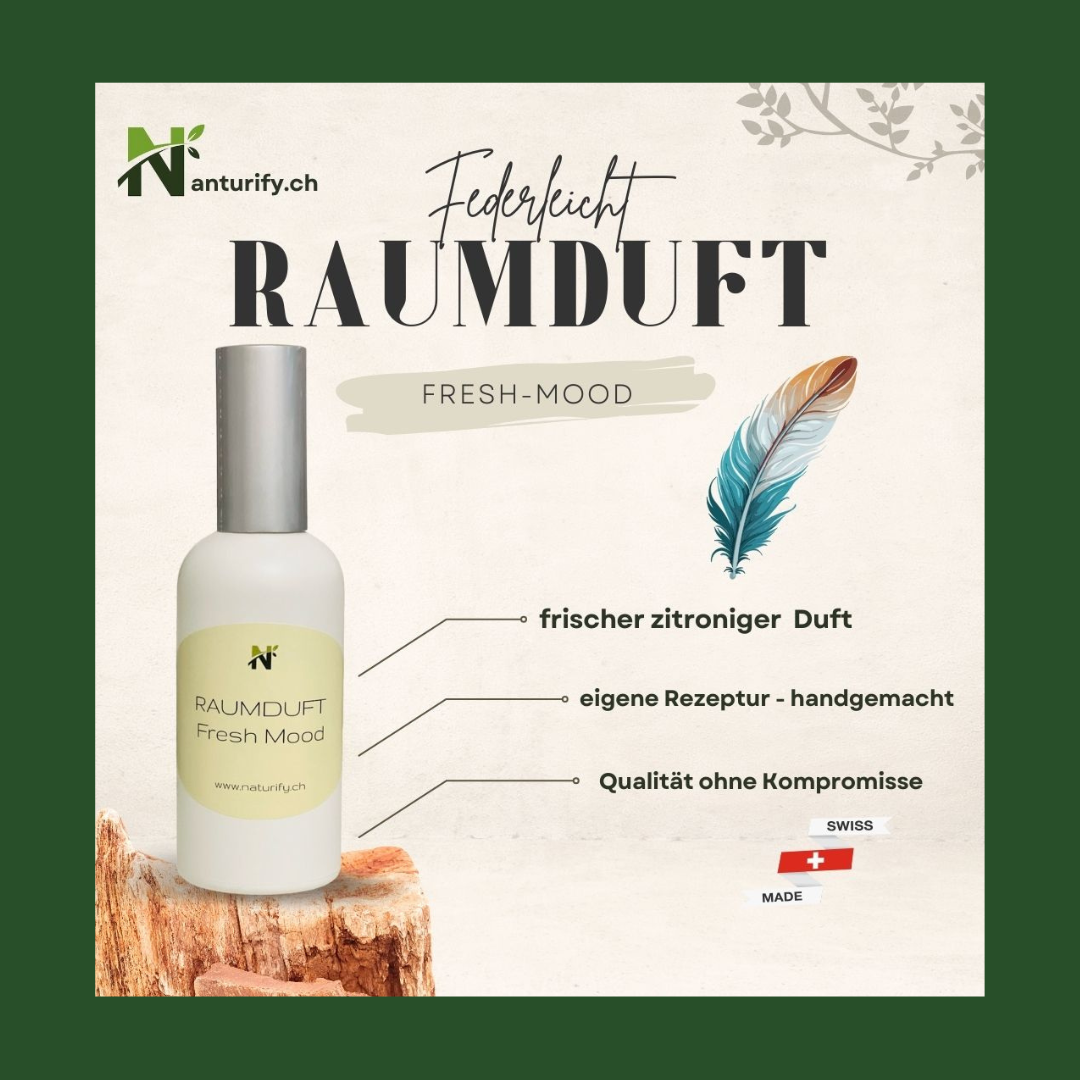 Natürliche Raumdüfte & Raumsprays  handgemacht, ohne synthetische Stoffe - Bio-ätherische Öle