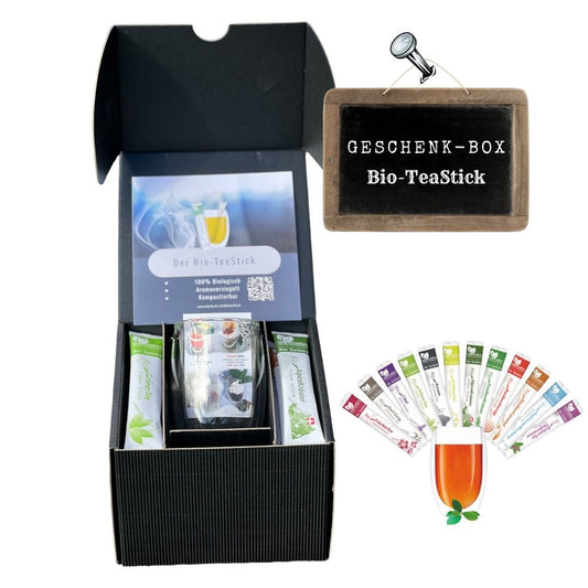 GeschenkBox TeeGlas | mit Bio-TeeStick - #shop_name