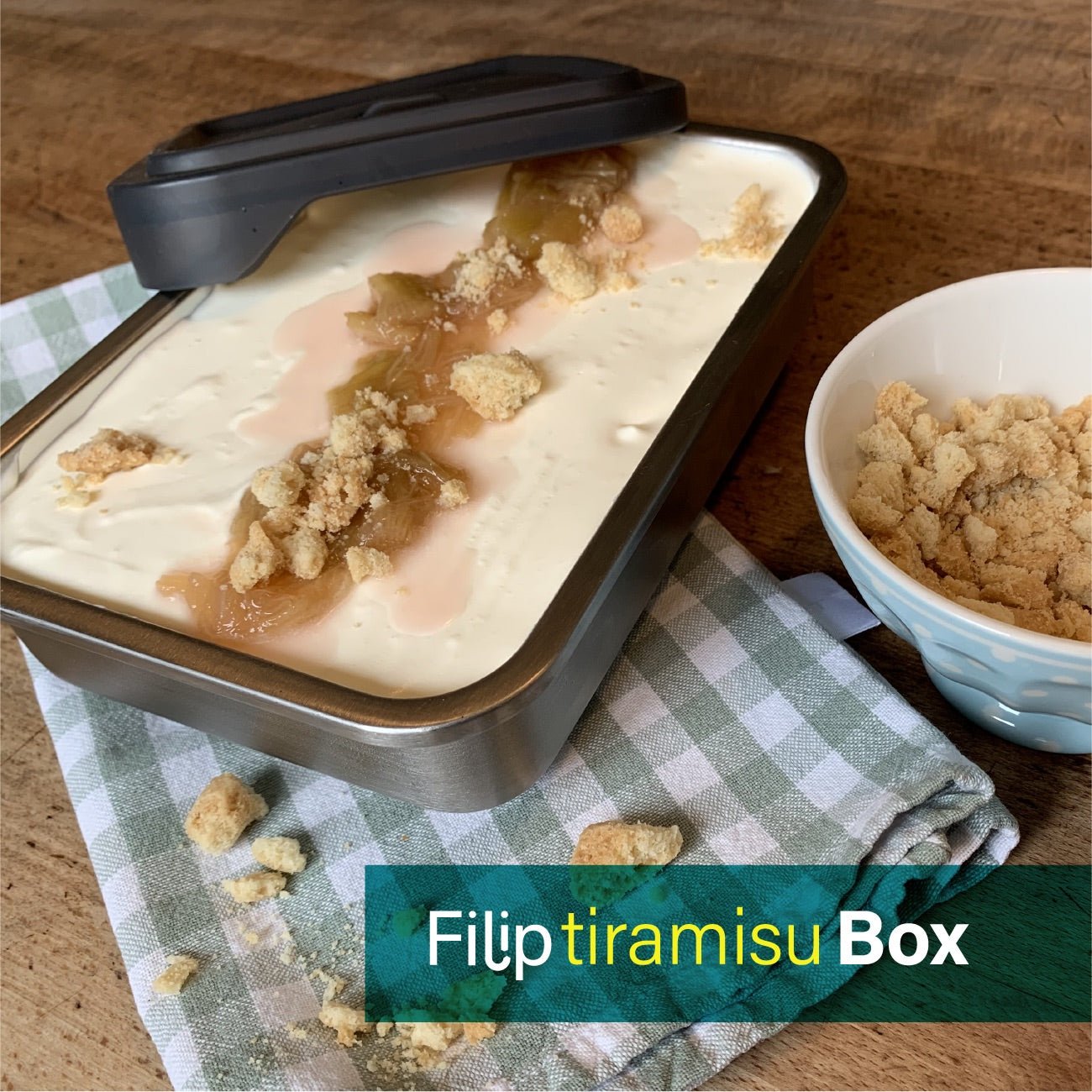 Lunchbox Edelstahl filip® No2 | meal prep box mit Sleeve - #shop_name