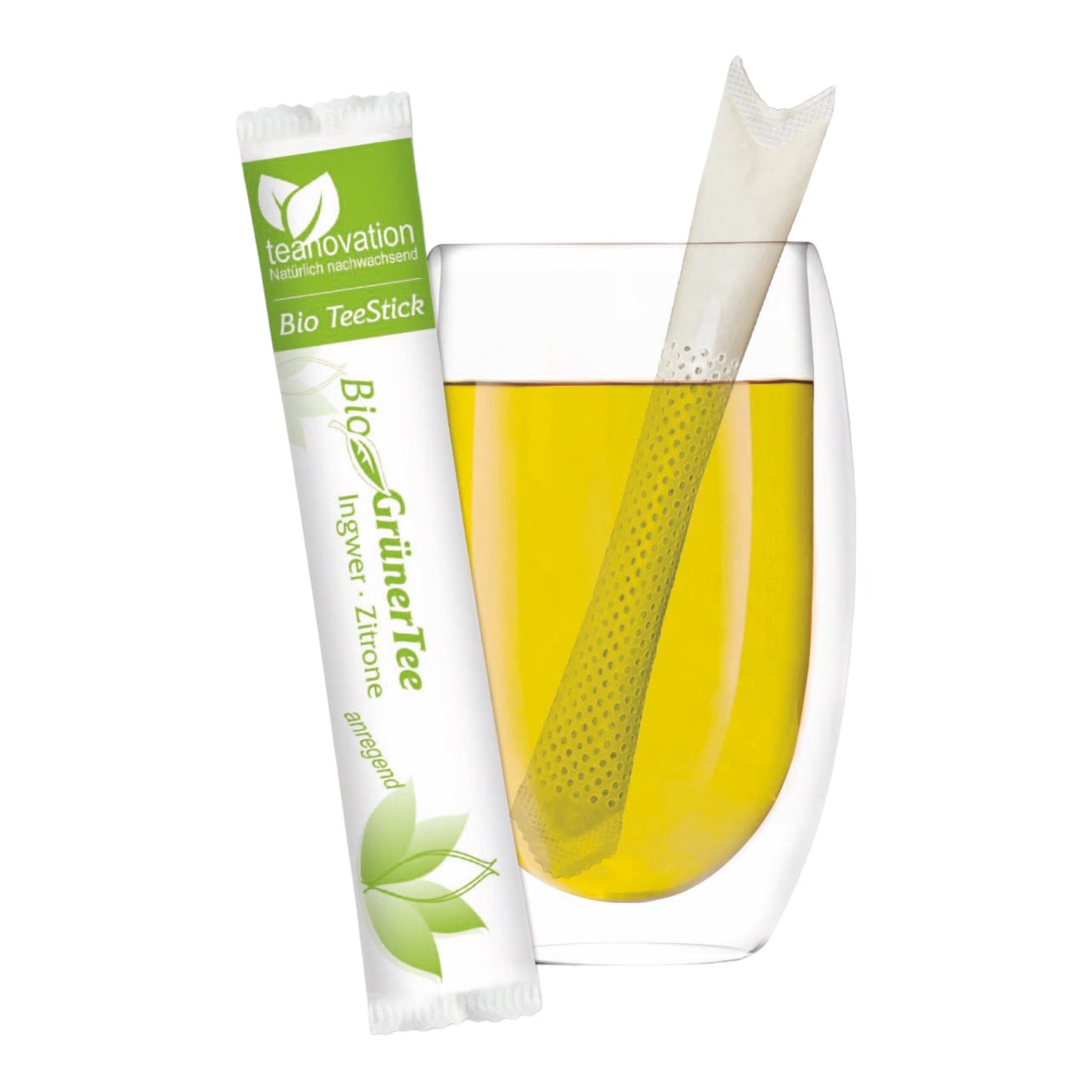 Tea-Stick | Bio Grüner Tee Ingwer und Zitrone - #shop_name